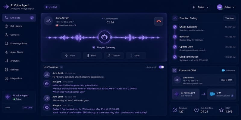 AI Voice Agent in the browser